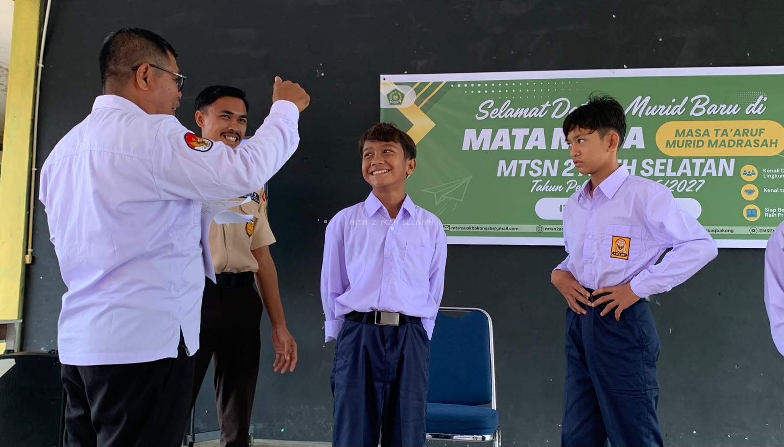MATA MUDA Hari Kedua di MTsN 2 Aceh Selatan: Murid Baru Antusias Kenali Tata Tertib dan Keluarga Besar Madrasah